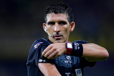 Andrés Merlos, el árbitro nacido en San Rafael. 