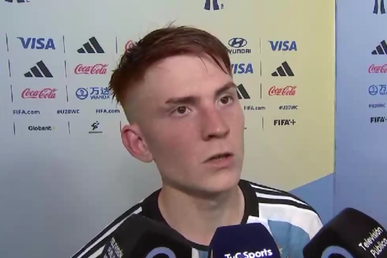 Barco reconoció que debe mejorar en defensa tras el triunfo de la Argentina Sub 20 Foto: TyC Sports