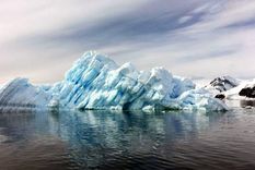 El hielo marino, en sus niveles más bajos. Foto: Dpa.