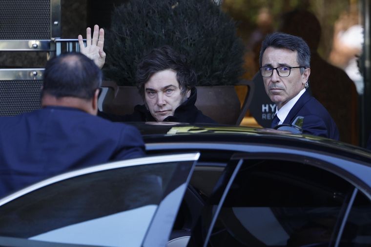 Javier Milei ya se encuentra en España en medio de un clima de tensión Foto: EFE