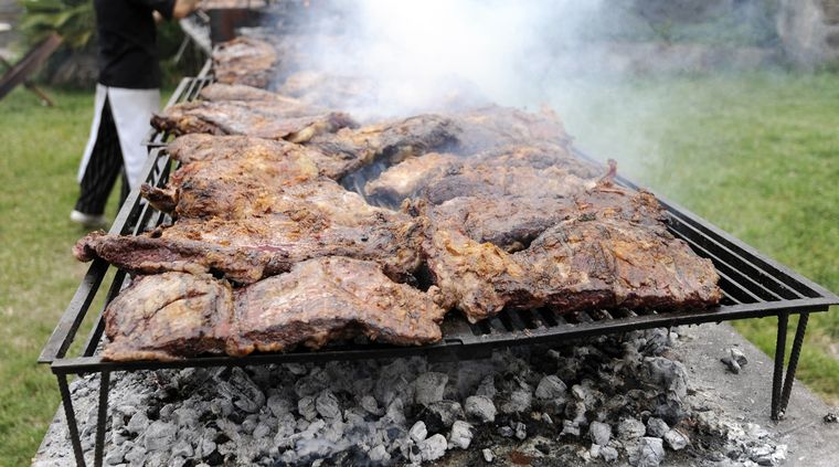 Costillar a la parrilla. Costillar a la parrilla.