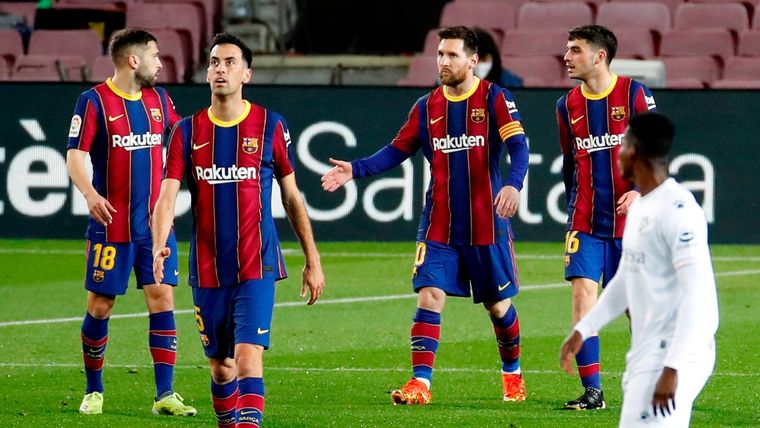 El 15 de marzo pasado fue la última vez que Messi jugó un lunes. Anotó por duplicado Foto: Barcelona