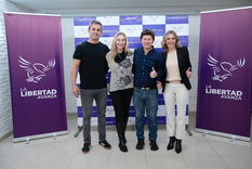 Karina Milei junto a Martín Menem reforzando la campaña de La Libertad Avanza en Corrientes.