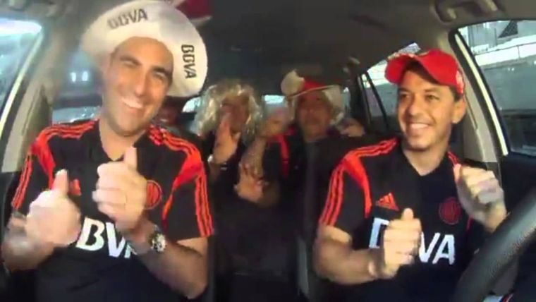 El hincha de River festeja la posibilidad de que regrese Gallardo. Foto: Captura