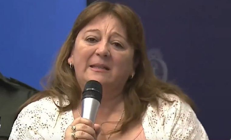 La pareja del gendarme se se mostró conmocionada Foto: Captura de pantalla