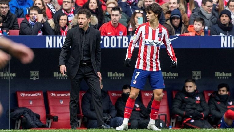 Simeone y Joao Félix, en pie de guerra. Foto: EuroSport