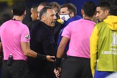 Russo se fue muy caliente de la Bombonera por el escandaloso arbitraje del colombiano Andrés Rojas Foto: Télam