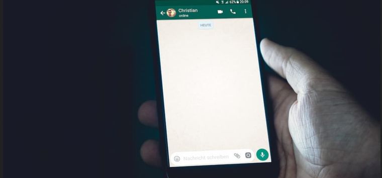 El femicida envió un mensaje al teléfono de la víctima Foto: Fuente: WhatsApp