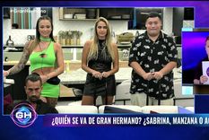 Agostina, Sabrina y Manzana fueron los últimos participantes que quedaron en placa. Foto: Captura de pantalla Youtube Gran Hermano Argentina.