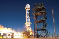 Jeff Bezos voló al espacio durante 10 minutos,