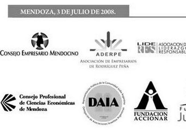 Facsímil de parte de la solicitada publicada hoy en los diarios de papel de Mendoza.