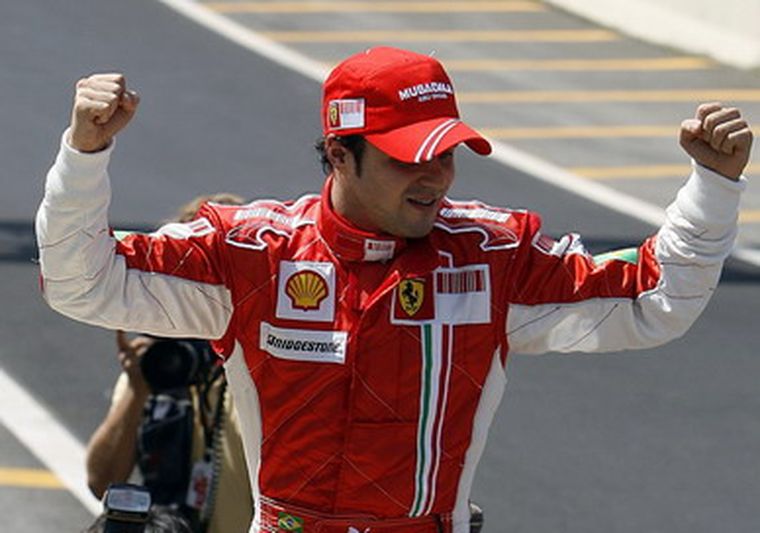 Felipinho dejó bien alto a Ferrari en los entrenamientos de la tercera carrera del año. Foto: EFE