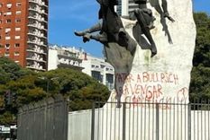 Las pintadas contra Patricia Bullrich.