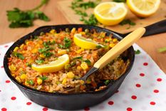 Arroz viudo Un plato vegetariano para reemplazar a la paella Foto: Shutterstock
