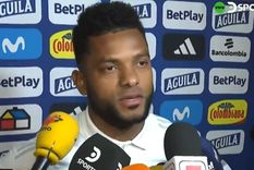 Borja y una conferencia de prensa en la previa a Costa Rica. Foto: Captura