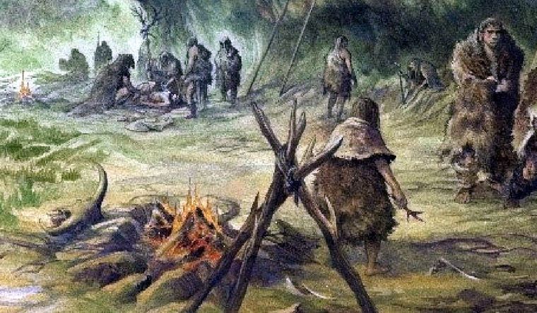 Los cazadores-recolectores cuidaban a los bebés en conjunto. Foto: Dpa.