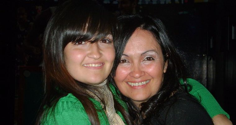 A mi mamá Myrian: te deseo un feliz día y te amo. gracias por estar siempre! Firmado: Laura Quintana. Foto: Gentileza