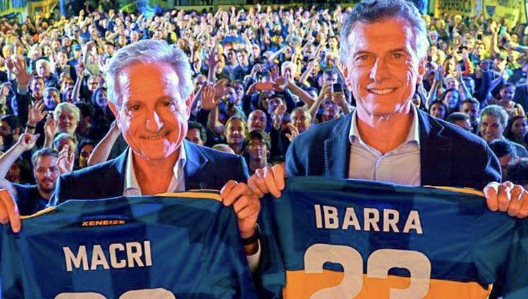 La fórmula que buscará vencer a Riquelme. Foto: @mauriciomacri