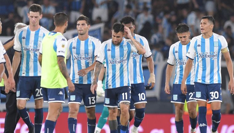 Racing perdió anoche ante Unión. Foto: Télam
