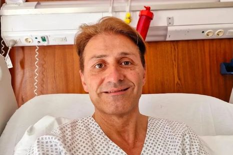 Daniel Gómez Rinaldi resultó herido y debió ser trasladado a un hospital.&nbsp;