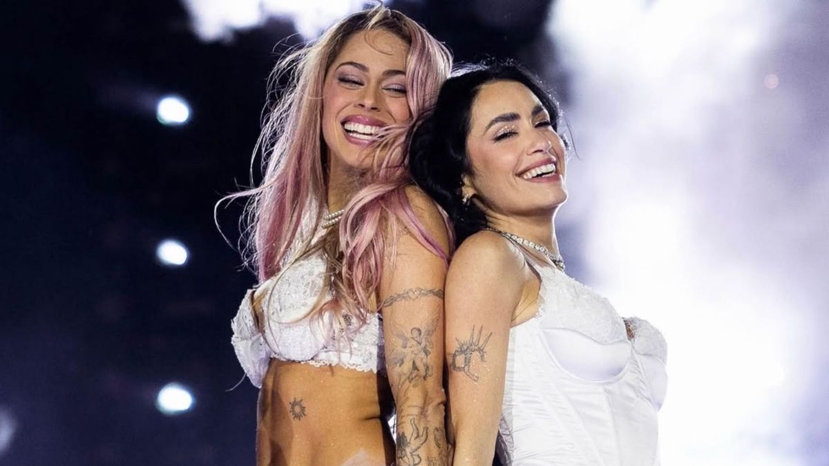 La diseñadora argentina que vistió de novia a Lali y Tini para su presentación juntas en River