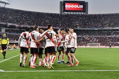 El equipo de Demichelis venció con contundencia a Olimpia. Foto: @RiverPlate