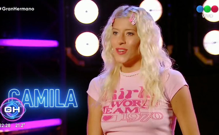 Camila Lattanzio, una de las nuevas incorporaciones de Gran Hermano.