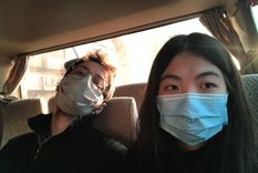 María Andrea An junto a su novio, Germán.