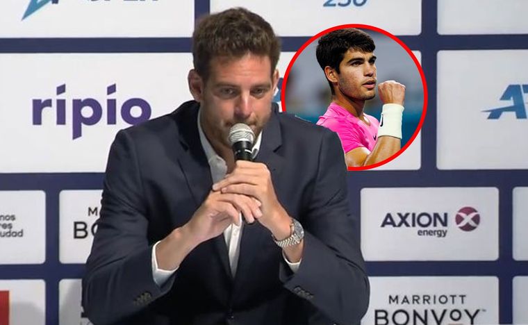 Del Potro se refirió a Alcaraz y su buen presente.
