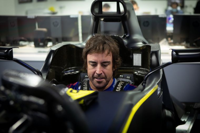 Fernando Alonso, piloto de Alpine F1 Team. Foto: Renault F1 Team