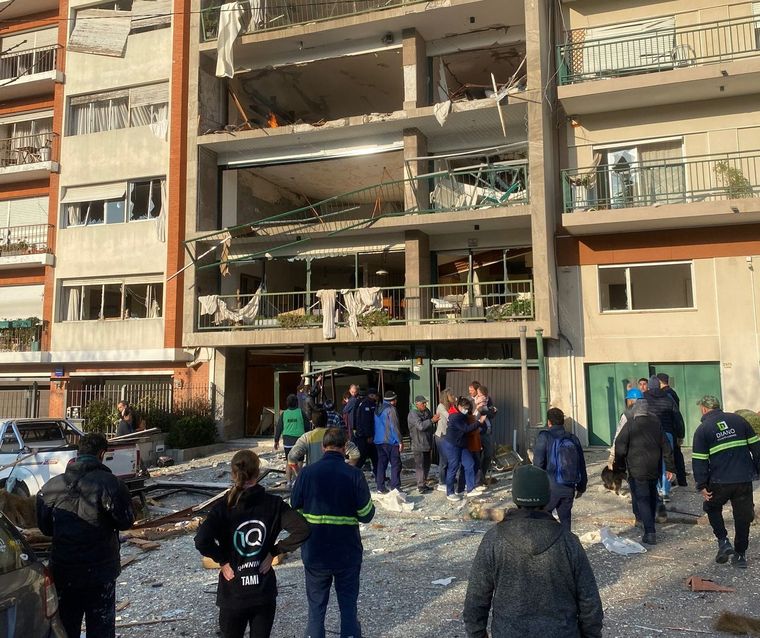 Las primeras imágenes de los daños Foto: Teledoce