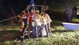 Dramático rescate en Cosquín: un hombre se tiró a un aljibe para salvar a su hija de 4 años