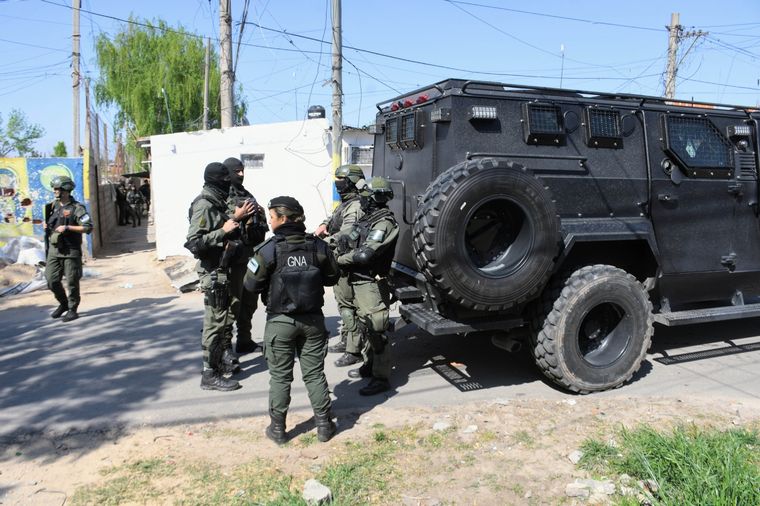 Gendarmería Nacional en Rosario Foto: Telam