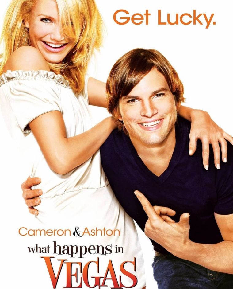 Cameron Díaz y Ashton Kutcher son los protagonistas de esta romántica y divertida historia. Foto: Instagram Latenightbingers.