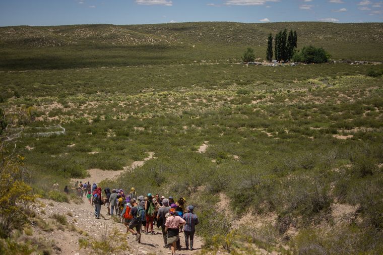 Organizaciones e instituciones visitanla Estancia Yaucha para hacer actividades. Foto: Gentileza/ Marina Martínez