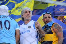 Rafael Di Zeo (izquierda) el líder de la barra de Boca. Foto: Noticias Argentinas