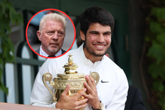 Boris Becker aseguró que Alcaraz es el nuevo rey del tenis tras su título en Wimbledon Foto: EFE
