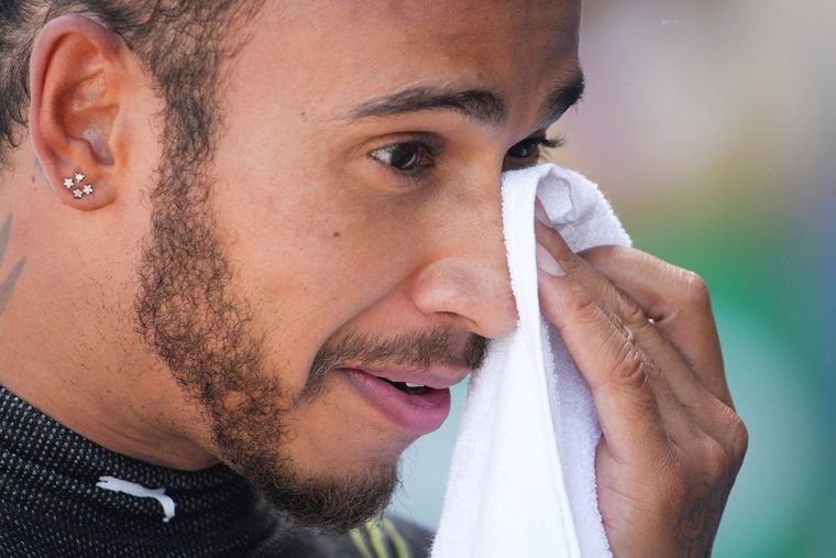 Hamilton escribió un sentido mensaje. Foto: EFE
