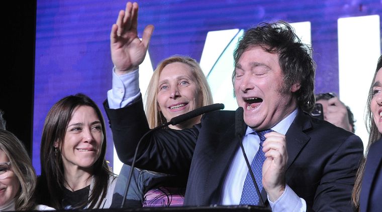 Favorito Javier Milei quedó en una posición inmejorable de cara a las elecciones generales del 22 de octubre Foto: Télam