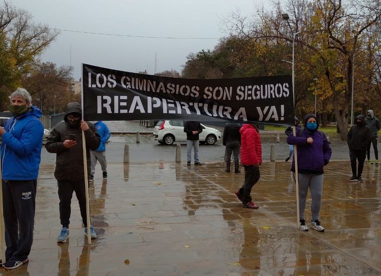 La protesta tuvo lugar en la explanada de Casa de Gobierno