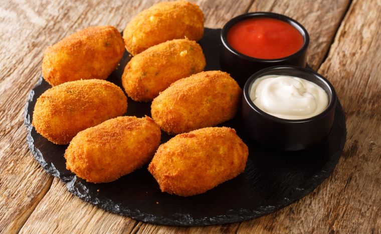 Croquetas de bacalao Una receta sencilla y en pocos pasos para sorprender a tu familia. Foto: Shutterstock