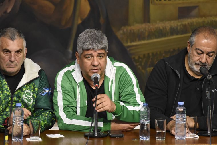 Pablo Moyano, líder de Camioneros. Foto: Juan Mateo Aberastain/MDZ