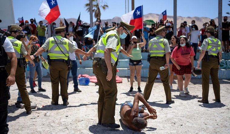 La situación en la frontera en muy difícil para todos. Foto: Efe.
