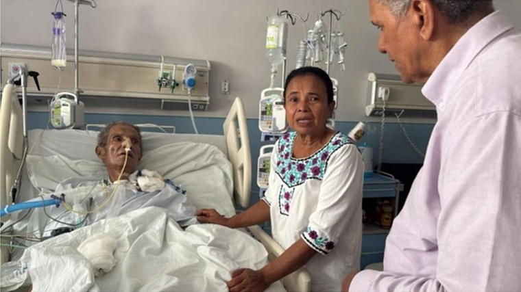 Según un comunicado del gobierno de Nicaragua, a Rivera lo han visitado "la Compañera Nancy Elizabeth Henríquez y el Comandante Lumberto Campbell".
