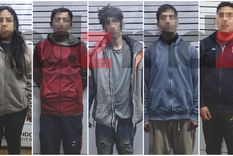 Los cinco detenidos del fin de semana en Las Heras. Los cinco detenidos del fin de semana en Las Heras.