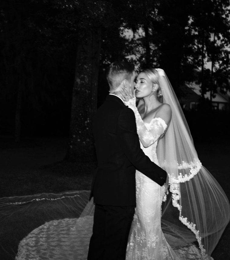 Hailey Baldwin Bieber y Justin Bieber Hailey Baldwin Bieber y Justin Bieber en su boda Foto: Pinterest