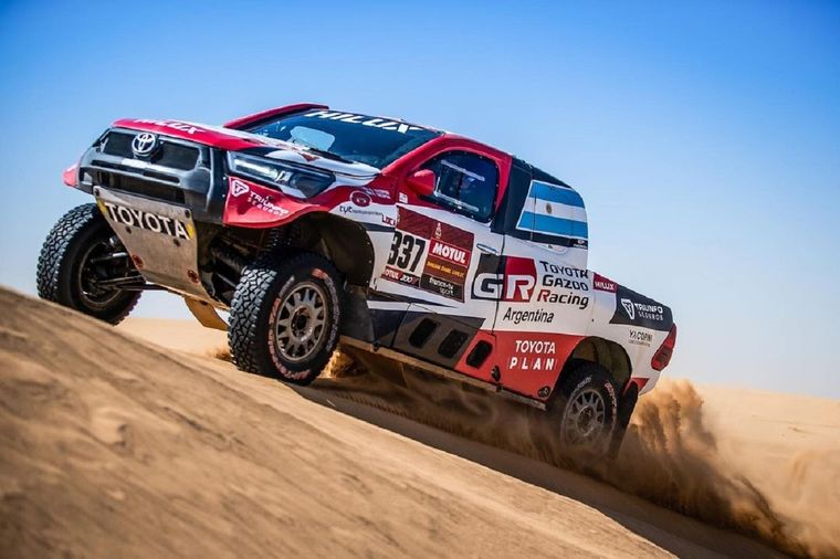 La Toyota de Juan Cruz Yacopini.