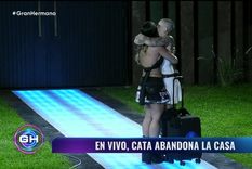 Catalina se despidió de sus compañeros. Foto: Captura de pantalla Youtube Gran Hermano Argentina.