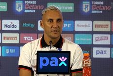 Keylor Navas palpitó en conferencia de prensa el clásico rosarino. Foto: @LigaAFA Keylor Navas palpitó en conferencia de prensa el clásico rosarino. Foto: @LigaAFA