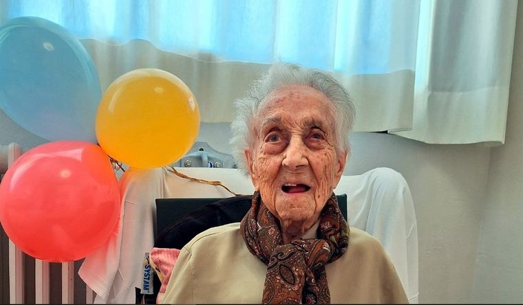 María tuvo una larga, larguísima vida; ahora, descansa en paz. Foto: Gentileza familia Branyas Morera. / Efe.